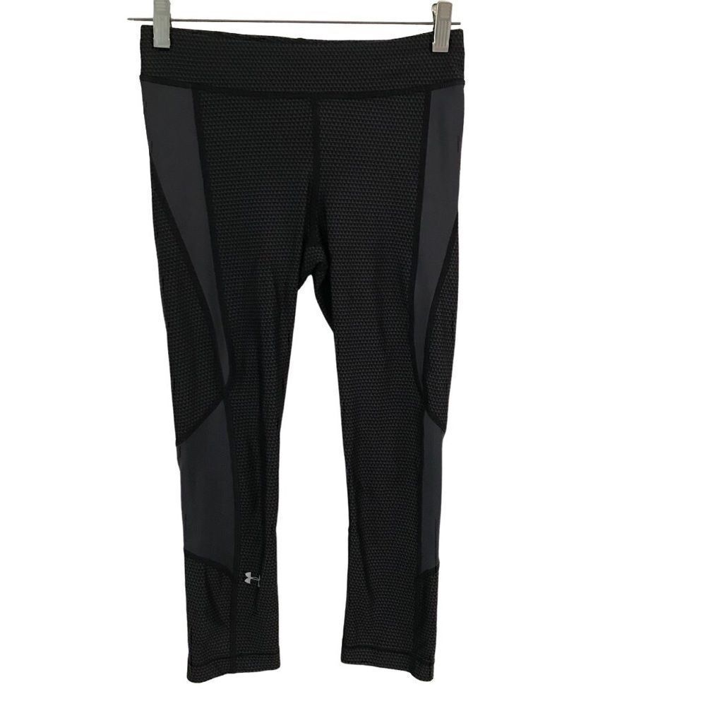 ‎Under Armour Heat Gear mesh compression cropped leggings S